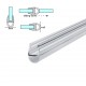 D SHAPED SHOWER DOOR SEAL FOR 8-10mm GLASS SEAL PROFILES